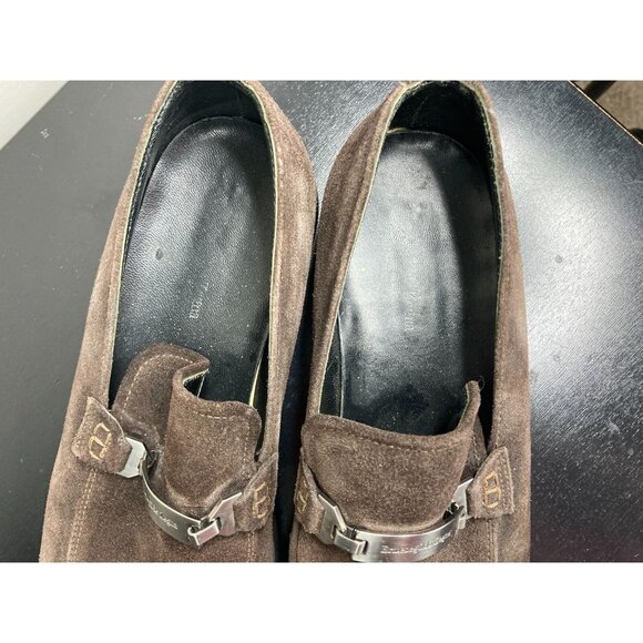 Ermenegildo ZEGNA Brown Leather Loafers 7 1/2 - Picture 2 of 5